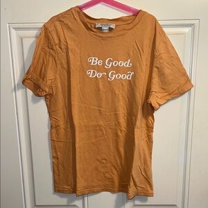 Forever 21 Warm Amber Tee with Positive Message